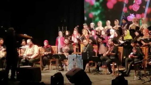 تقدیر از اساتید موسیقی در شب بارانی شیراز