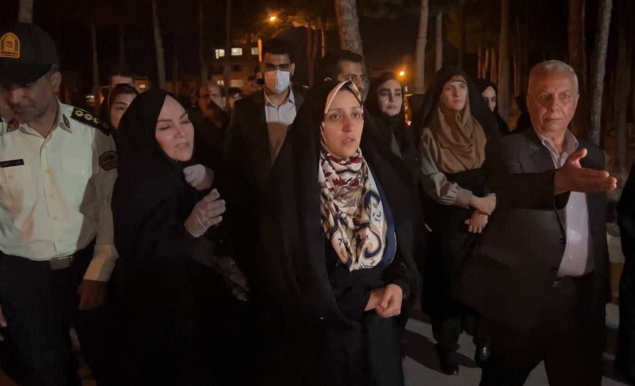 بانوان بازدید شبانه معاون رئیسجمهور از بوستان در دست احداث بانوان هرسین - خبرگزاری مهر | اخبار ایران و جهان