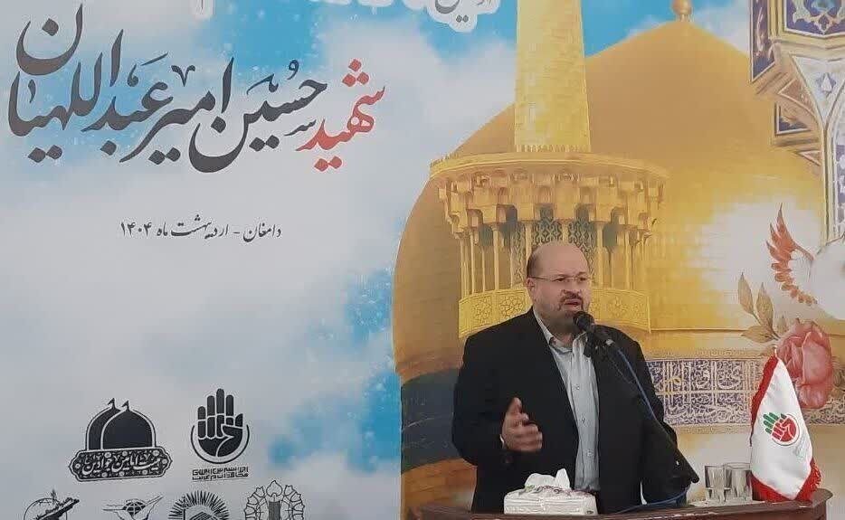 دامغان برگزاری مراسم گرامیداشت شهید امیر عبداللهیان در دامغان