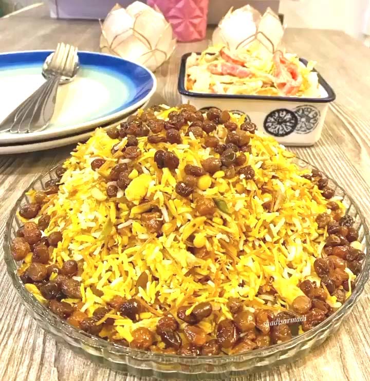 طرز تهیه لابه لا پلو قشمی (بریونی جنوبی) + ویدئو آموزش کامل