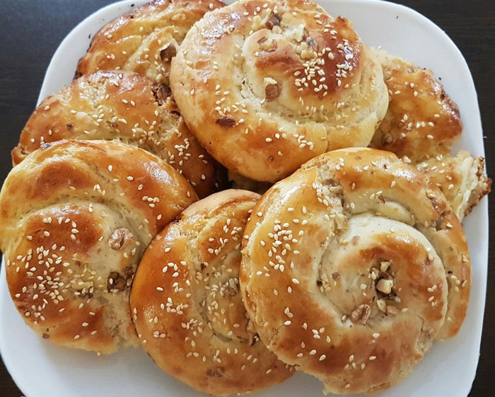 طرز پخت نان خانگی خوشمزه