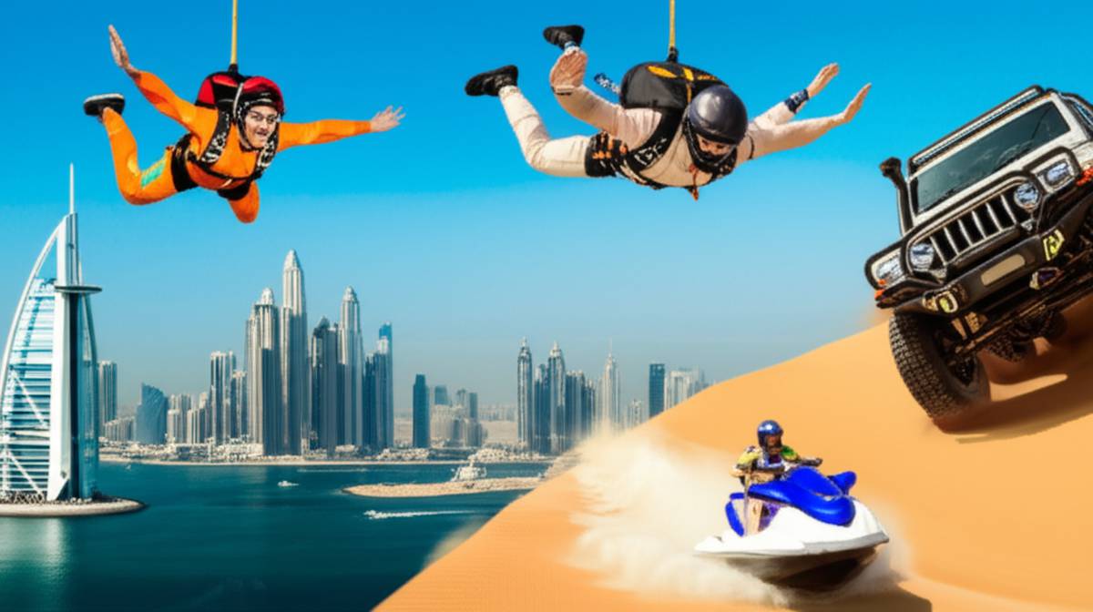 ۱۰ ورزش هیجان انگیز دبی | تجربه آدرنالین بی حد و مرز