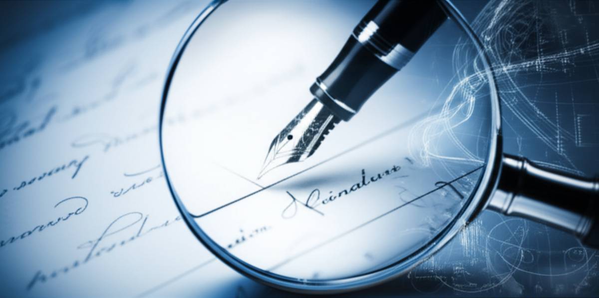 سفید امضا | تحلیل نظریه کارشناسی خط و امضا + نمونه