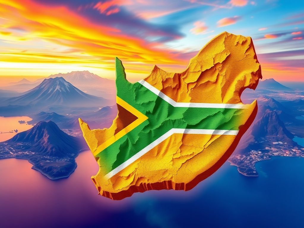 نقشه کامل آفریقای جنوبی | جامع ترین نقشه مناطق و شهرها